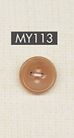 MY113 シンプル 上品 シャツ・ブラウス用 4つ穴 ポリエステルボタン 大阪プラスチック工業(DAIYA BUTTON)