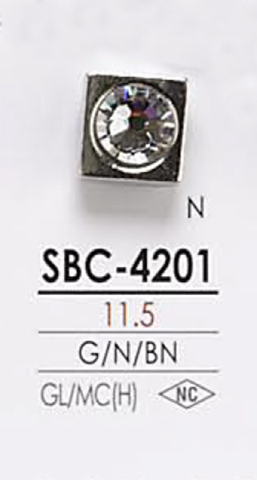 SBC4201 クリスタルストーン ボタン アイリス
