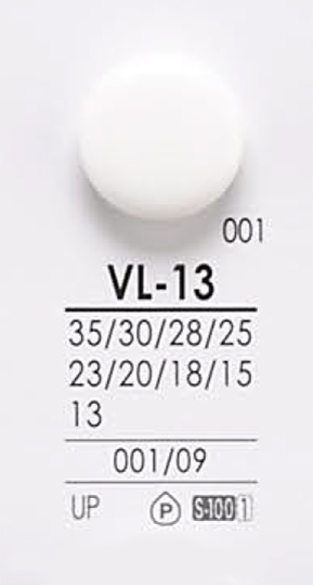 VL13 黒&染色用ボタン アイリス