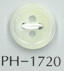 PH1720 17型2mm厚貝ボタン 阪本才治商店