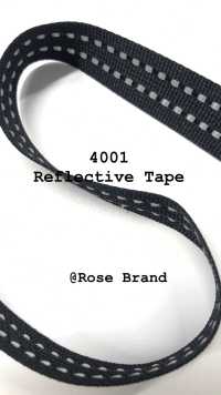 4001 反射テープ[リボン・テープ・コード] ROSE BRAND(丸進) サブ画像