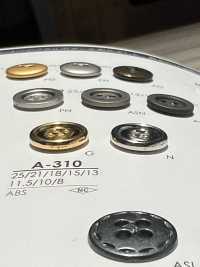 A310 4つ穴 メタルボタン アイリス サブ画像