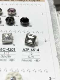 AZP6514 クリスタルストーン ボタン アイリス サブ画像