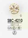 SBC4210 エポキシ樹脂/ハイメタル製 半丸カン足ボタン