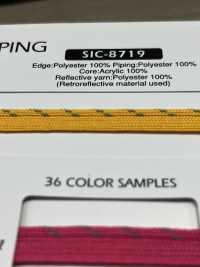 SIC-8719 再帰反射パイピングテープ[リボン・テープ・コード] SHINDO(SIC) サブ画像