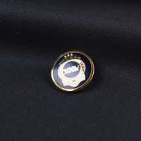 EX243 国産 スーツ・ジャケット用メタルボタン ゴールド/紺 ヤマモト(EXCY) サブ画像