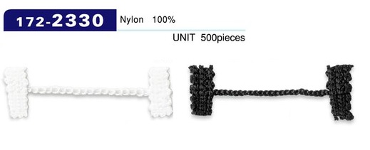 172-2330 ルーパー 裏地止め チェーンコードタイプ 全長44mm (入り数 500)[ルーパー・セッパ] DARIN(ダリン)
