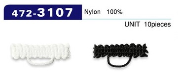 472-3107 ルーパー 組み紐タイプ タテ5mm×ヨコ22mm (入り数 10)[ルーパー・セッパ] DARIN(ダリン)