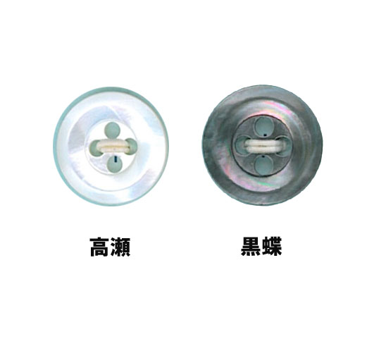 7 7型4穴貝ボタン トモイ