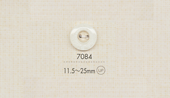 7084 DAIYA BUTTONS 二ツ穴ポリエステルボタン 大阪プラスチック工業(DAIYA BUTTON)