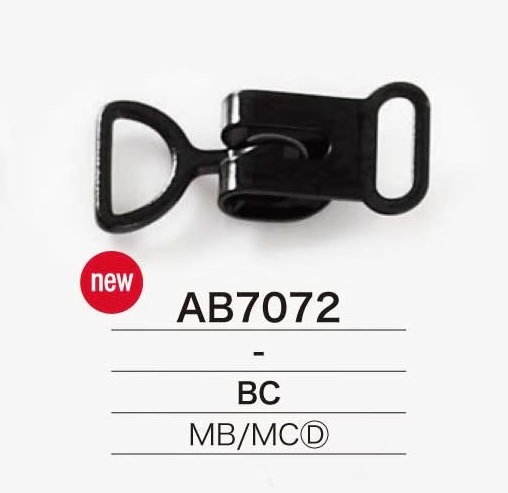 AB7072 真鍮/ダイキャスト製 フロントパーツ[バックル・カン類] アイリス