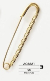 AC5821 ハイキャスト/真鍮製 キルトピン[雑貨その他] アイリス
