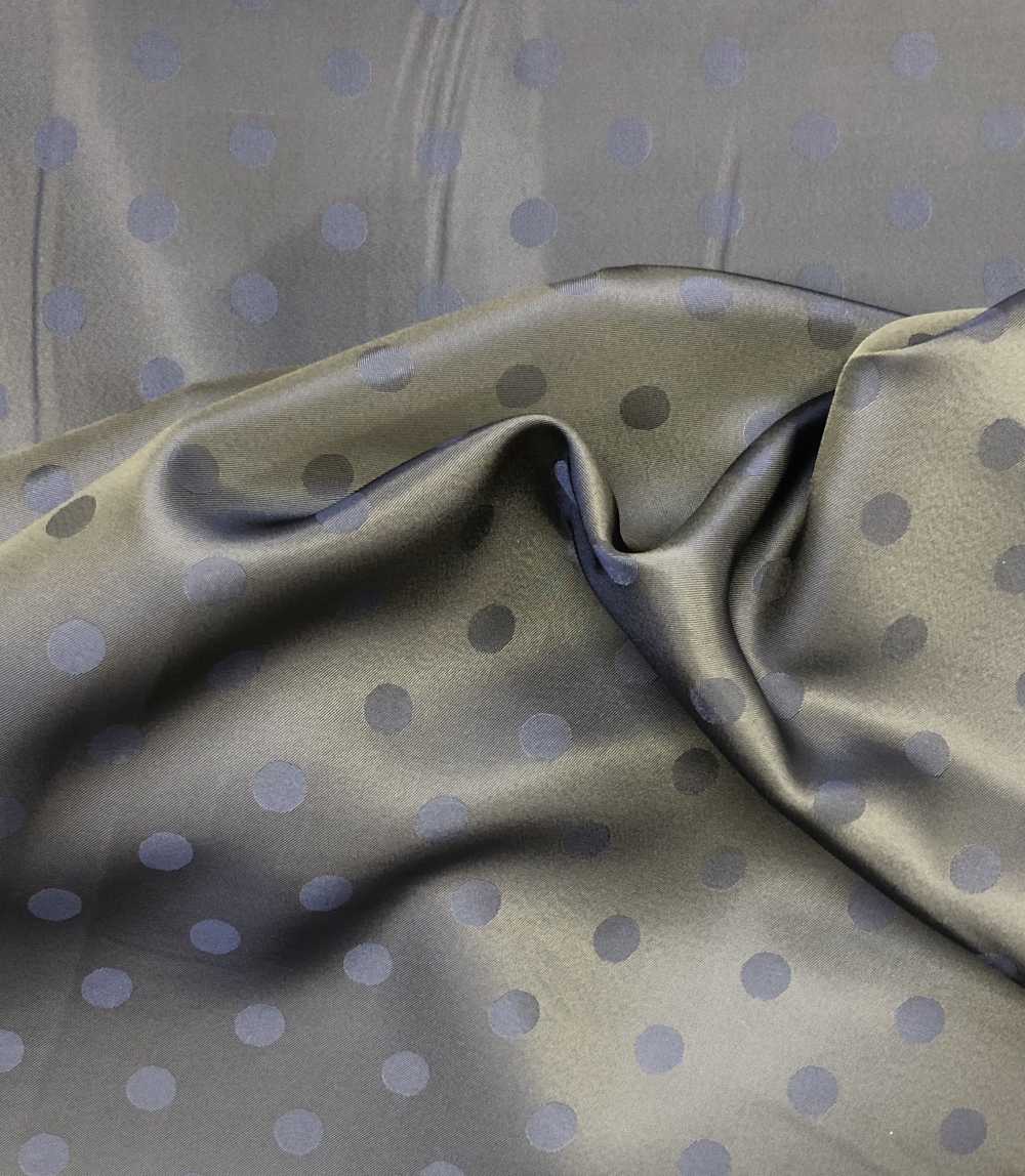 AK110 LOISOR 先染めキュプラ ポルカドット裏地 エルトップ(ロアジール)