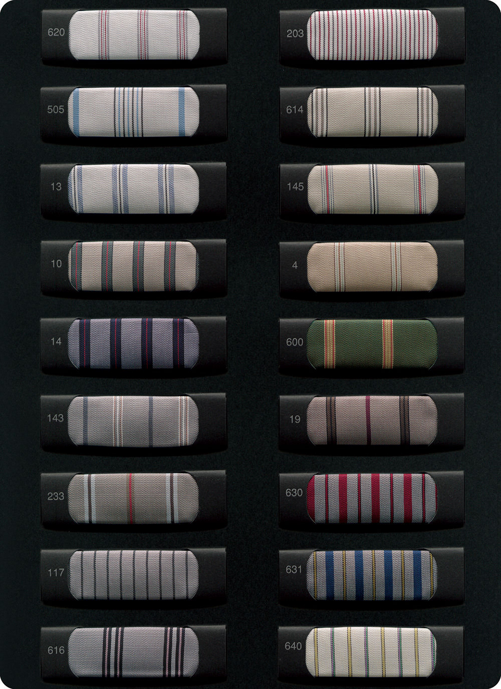 AKL5200 LOISOR 先染めキュプラストライプ裏地 エルトップ(ロアジール)