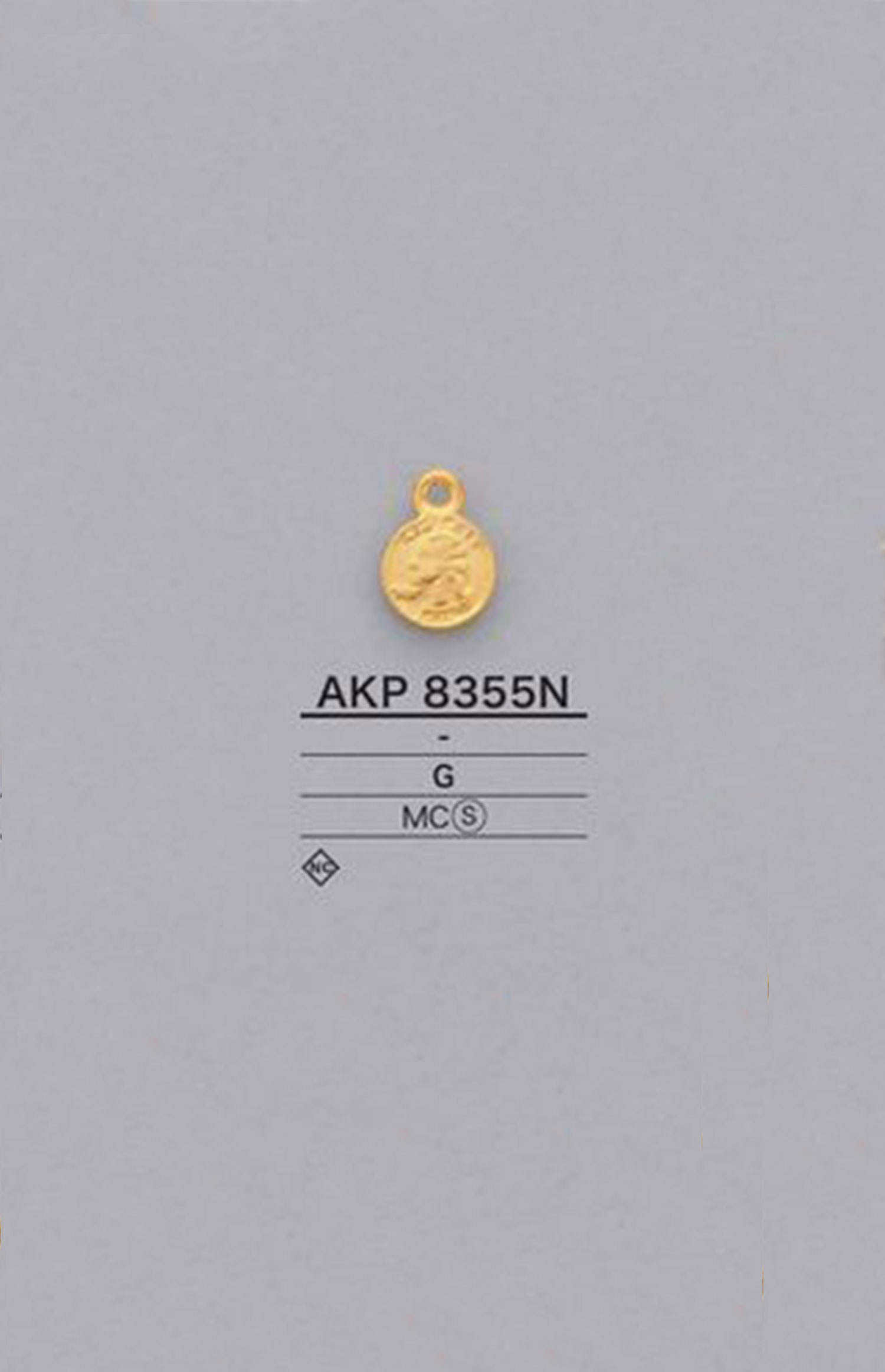 AKP8355N 丸型 モチーフパーツ[雑貨その他] アイリス