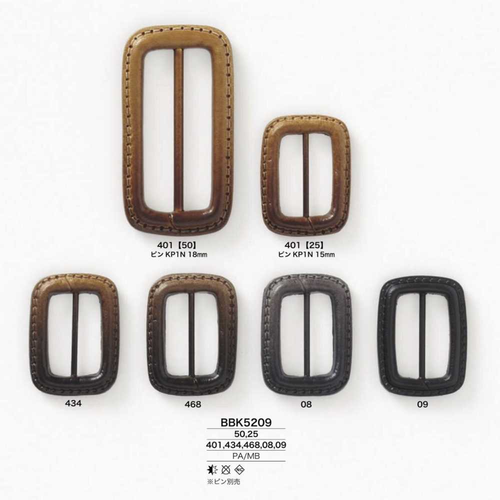 BBK5209 ナイロン/真鍮製 通し型バックル アイリス
