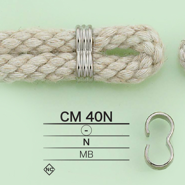 CM40N アーチ金具 検針器対応[バックル・カン類] アイリス