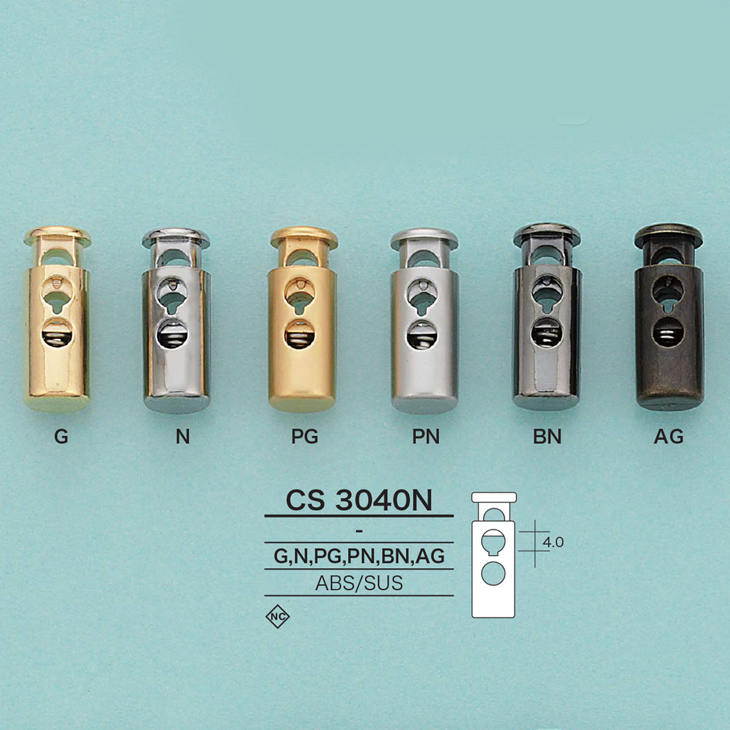 CS3040N コードロック[バックル・カン類] アイリス