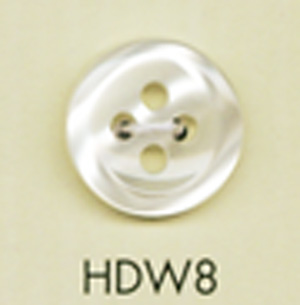 HDW8 DAIYA BUTTONS 耐衝撃HYPER DURABLE""シリーズ 貝調ポリエステルボタン"" 大阪プラスチック工業(DAIYA BUTTON)