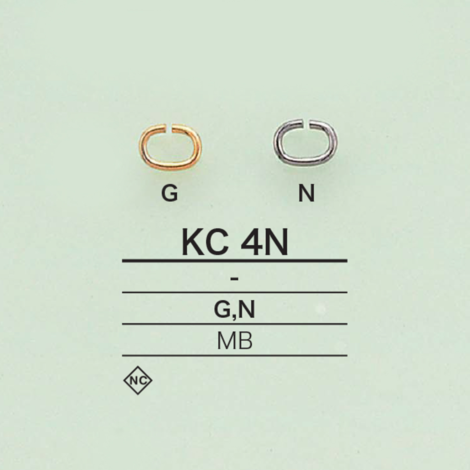 KC4N Cカン[バックル・カン類] アイリス