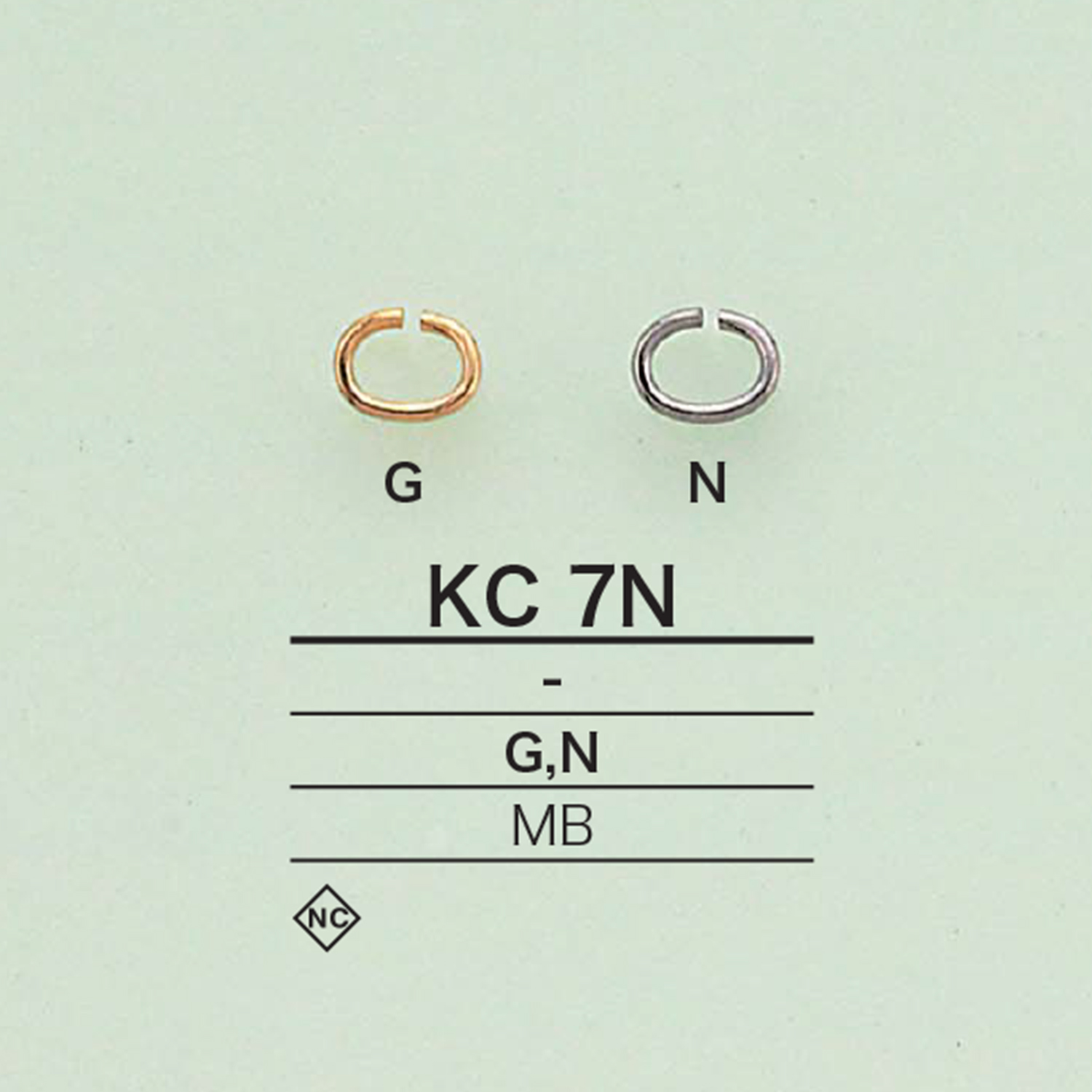 KC7N Cカン[バックル・カン類] アイリス
