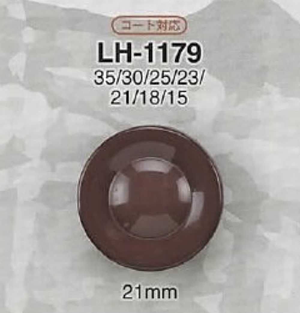 LH1179 カゼイン樹脂製 トンネル足ボタン アイリス