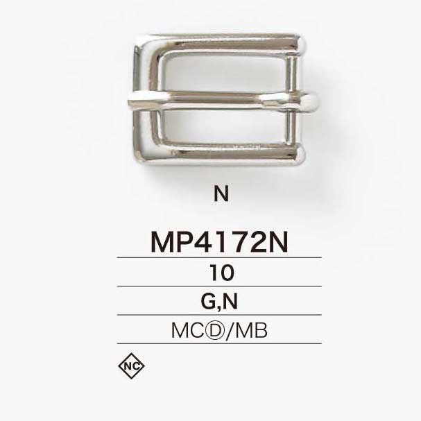 MP4172N ダイカスト/真鍮製 帆型バックル[バックル・カン類] アイリス