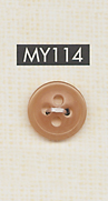MY114 シンプル 上品 シャツ・ブラウス用 4つ穴 ポリエステルボタン 大阪プラスチック工業(DAIYA BUTTON)