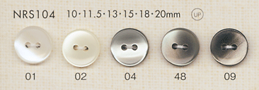 NRS104 DAIYA BUTTONS 貝調ポリエステルボタン 大阪プラスチック工業(DAIYA BUTTON)