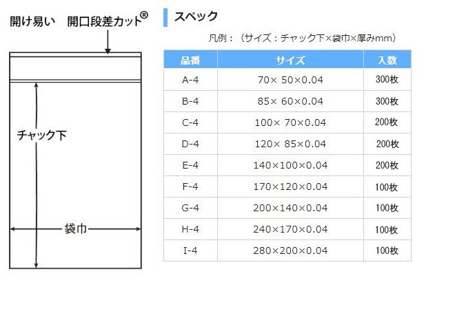6周年記念イベントが まとめ 生産日本社 ユニパック チャックポリ袋 240×170mm 透明 100枚 H-4 fucoa.cl