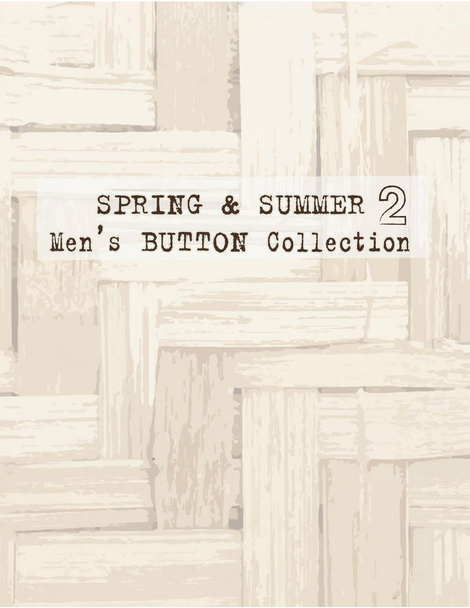 IRIS-SAMPLE-003 SPRING&SUMMER Men’s BUTTON Collection Vol.2[サンプル帳] アイリス