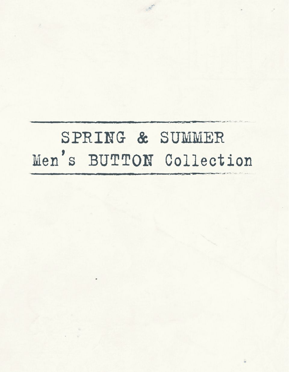 IRIS-SAMPLE-004 SPRING&SUMMER Mens Button Collection[サンプル帳] アイリス