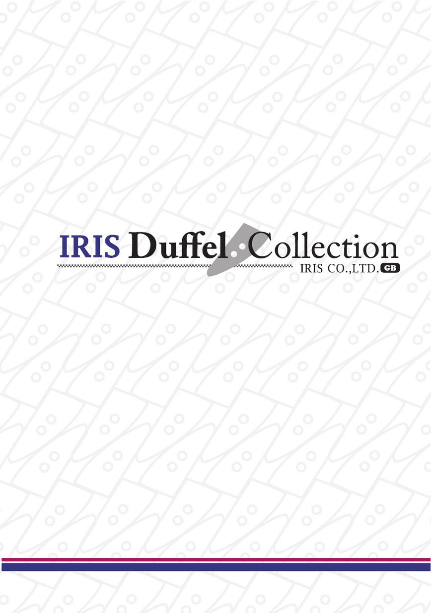 IRIS-SAMPLE-GB Duffle Collection[サンプル帳] アイリス