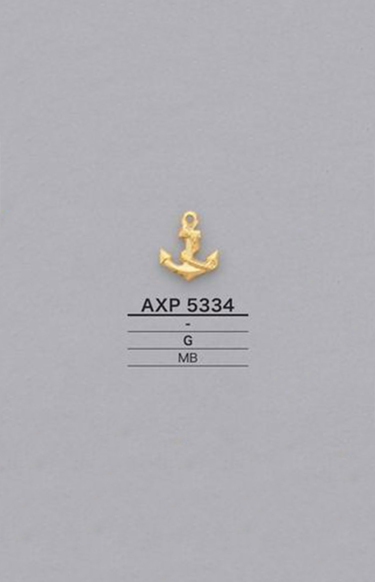 AXP5334 碇型 モチーフパーツ[雑貨その他] アイリス