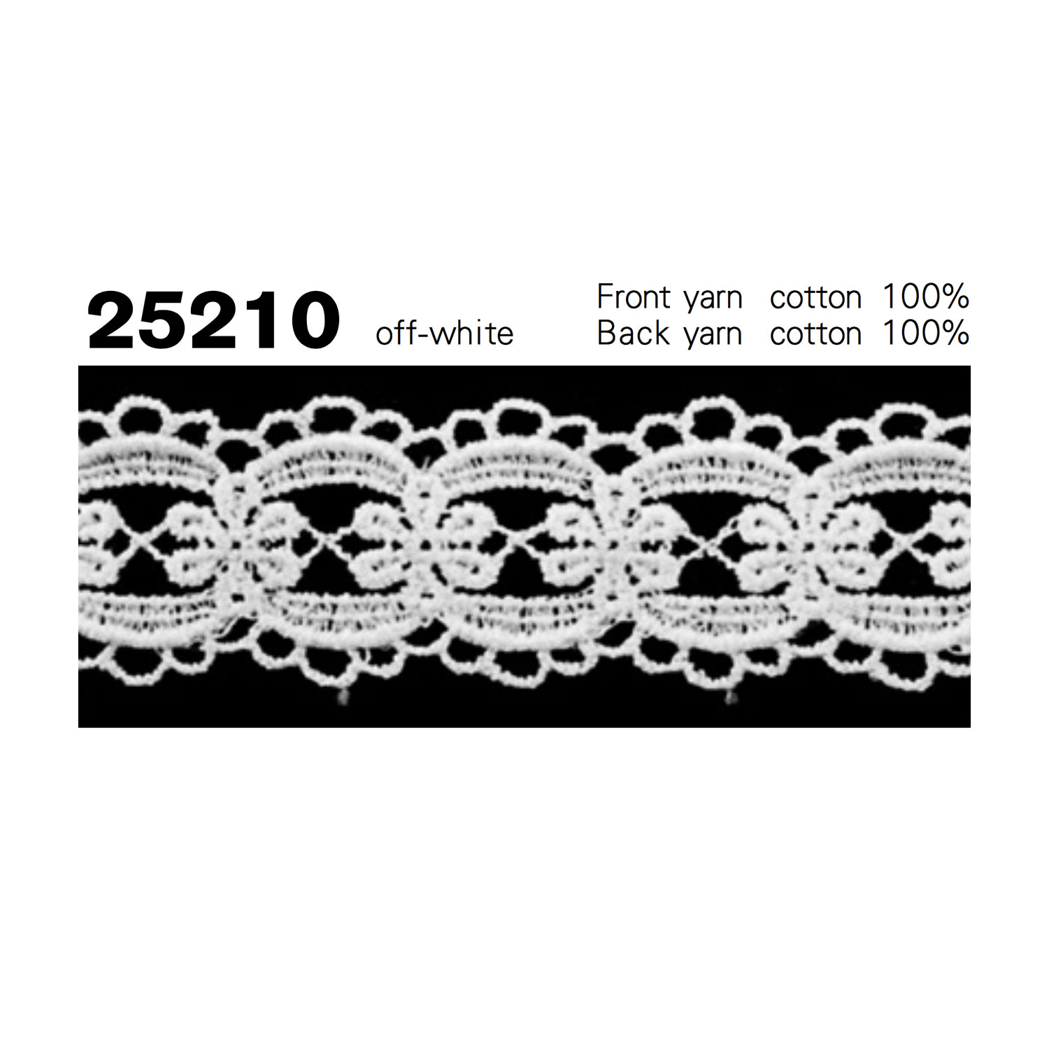 25210 細幅ケミカルレース 協和レース