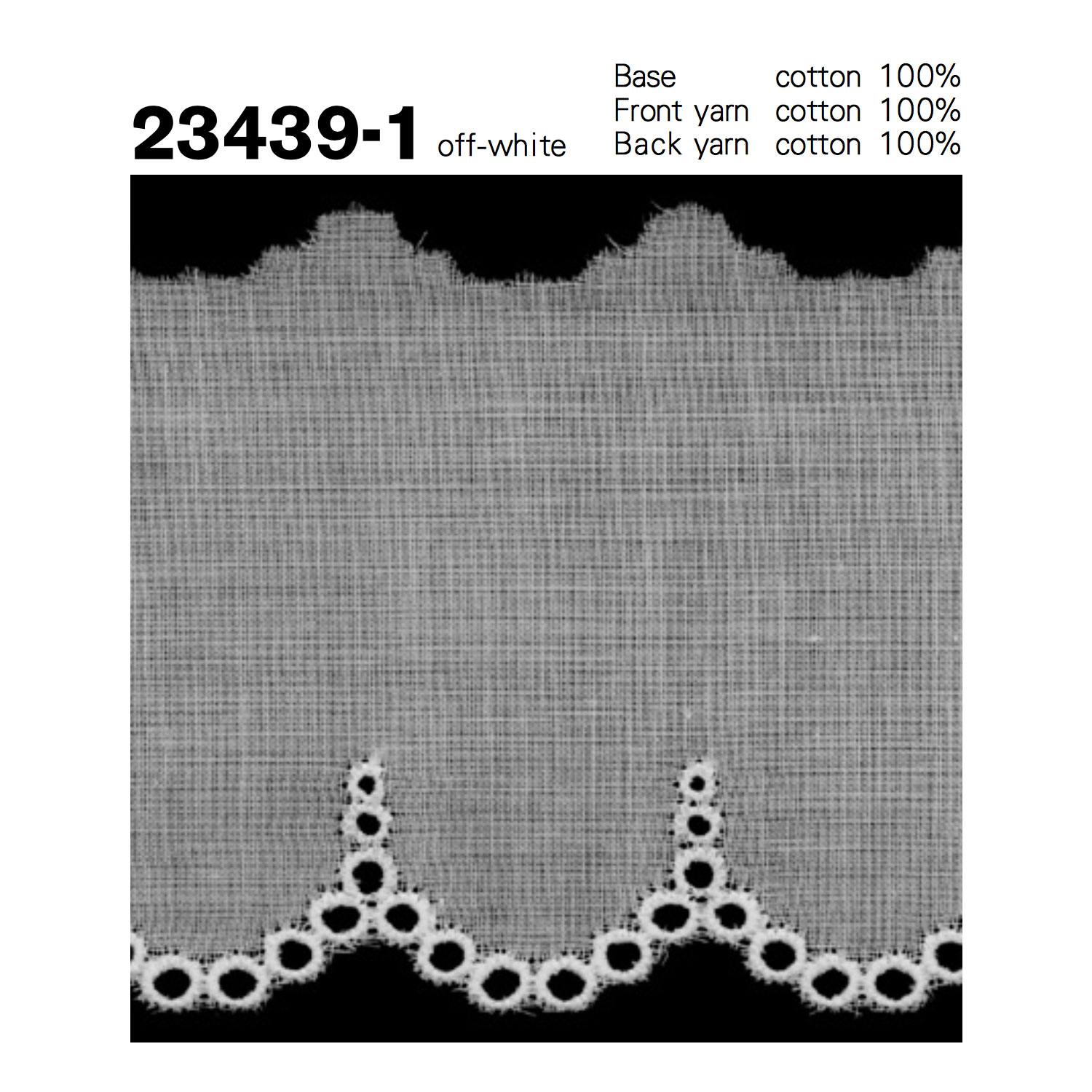 23439-1 コットンレース 協和レース