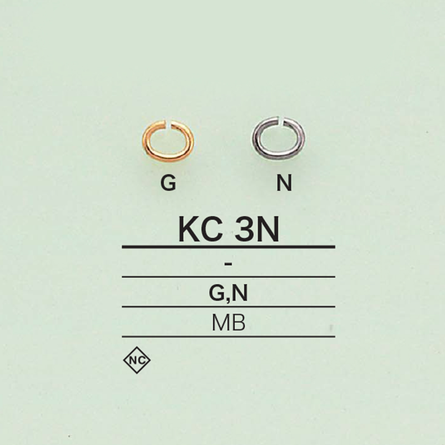 KC3N Cカン[バックル・カン類] アイリス