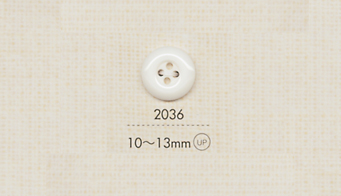 2036 DAIYA BUTTONS 四ツ穴ポリエステルボタン 大阪プラスチック工業(DAIYA BUTTON)