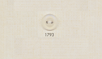 1793 DAIYA BUTTONS 二つ穴ポリエステルマットボタン 大阪プラスチック工業(DAIYA BUTTON)