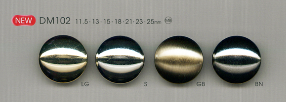 DM102 シンプル ジャケット メタルボタン 大阪プラスチック工業(DAIYA BUTTON)