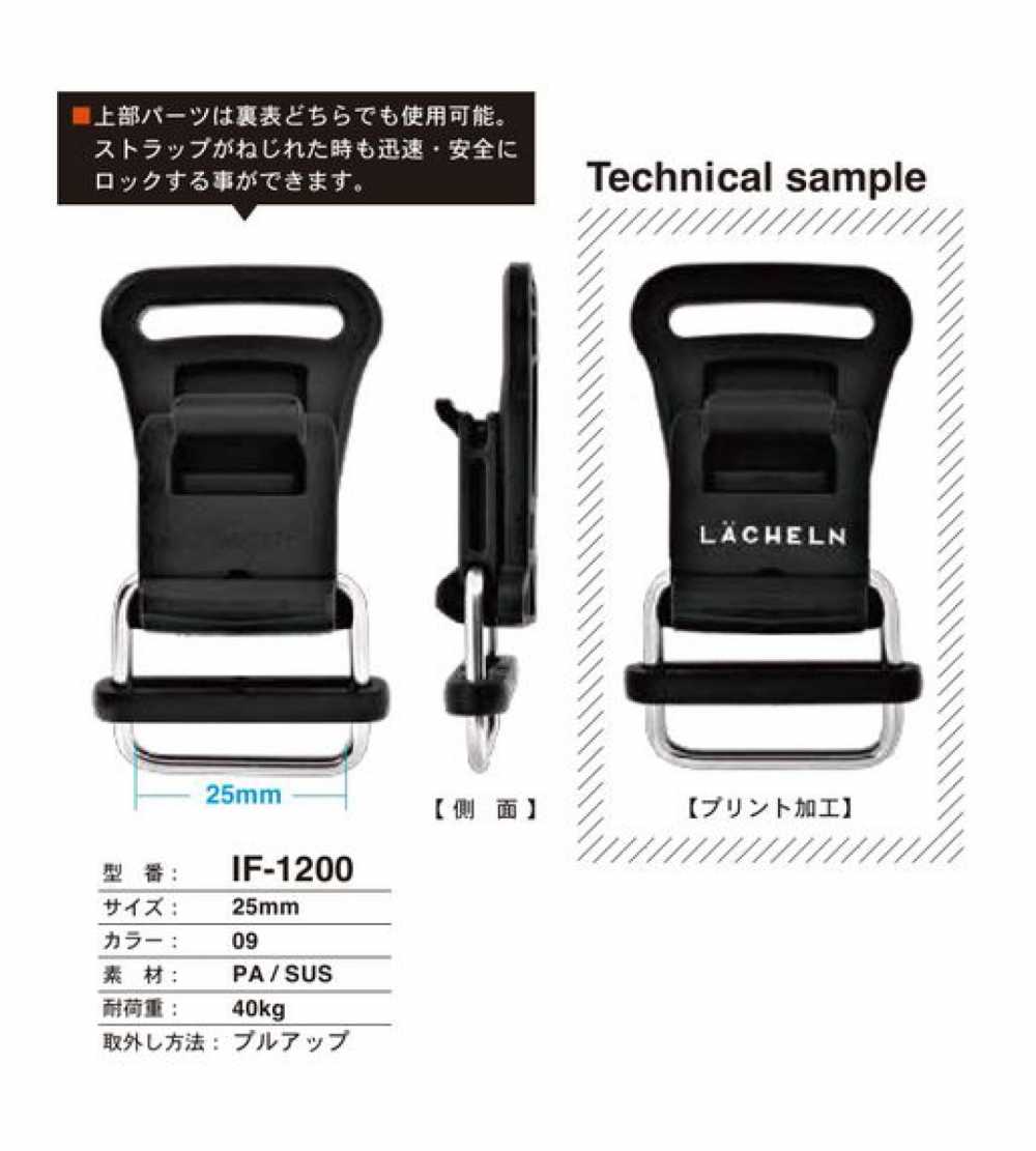 IF1200 裏表使用可能 ストラップ バックル[バックル・カン類] FIDLOCK