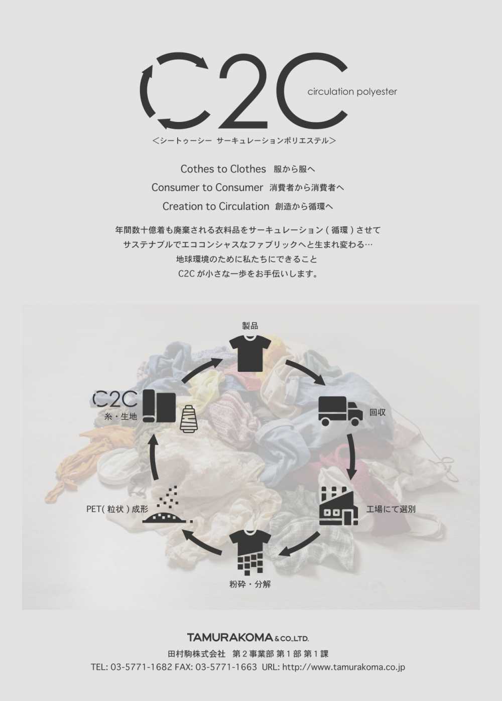 J800ECO C2C リサイクルポンジー[スレキ] 田村駒