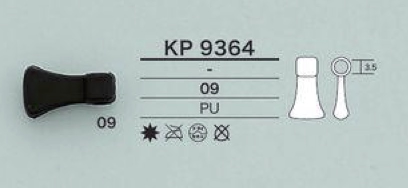 KP9364 コードパーツ φ3.5MM[バックル・カン類] アイリス