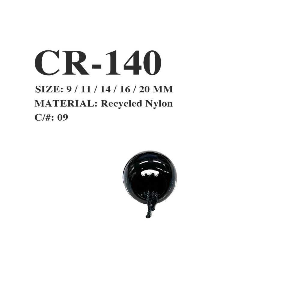 CR-140 漁網リサイクルナイロン コードエンド 丸型[バックル・カン類] モリト(MORITO)