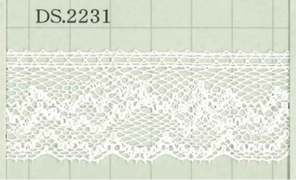 DS2231 コットンレース 幅: 27mm 大定