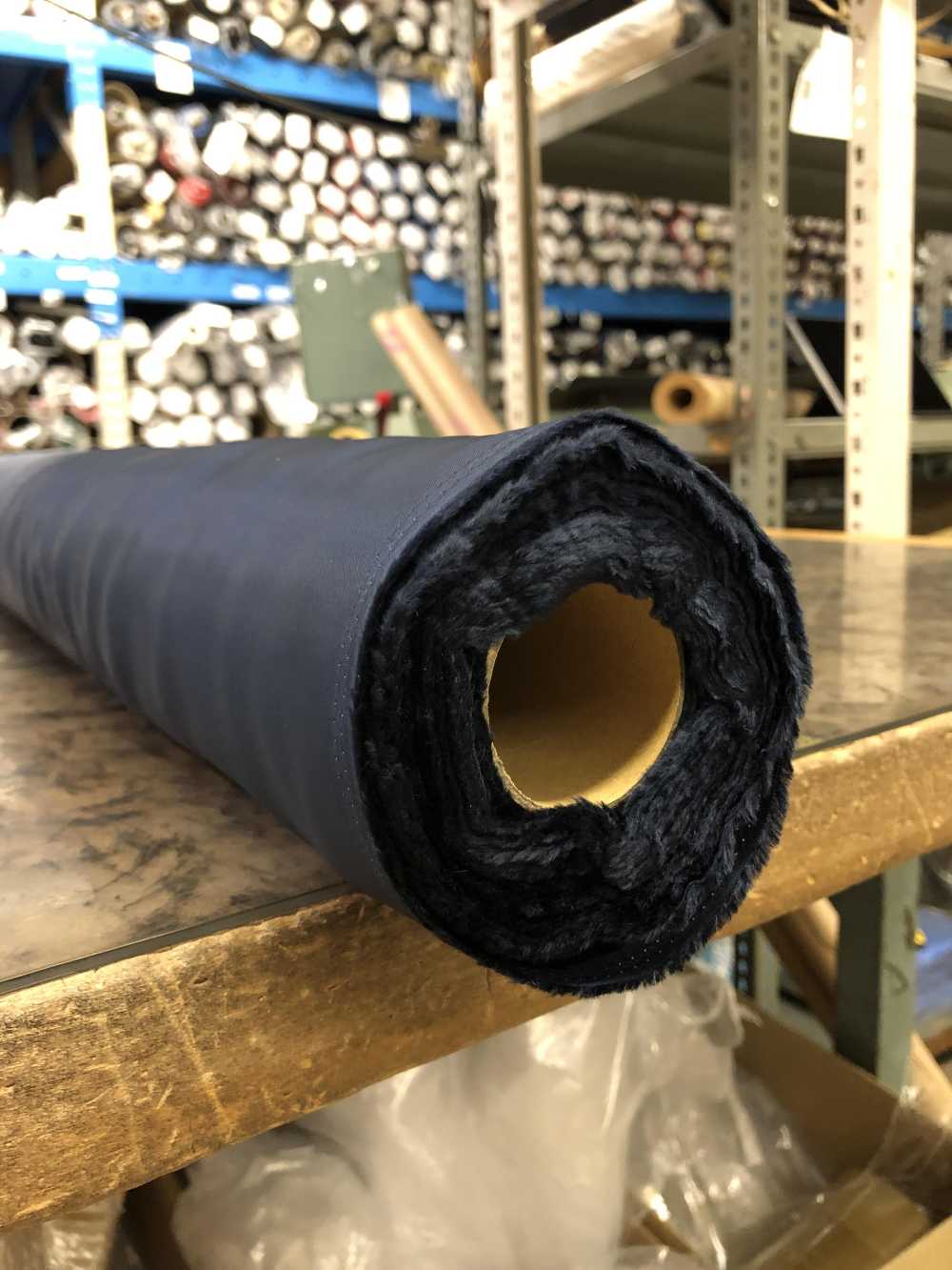 AK4340 キュプラ100% 広幅タフタ ネイビー無地[裏地] 旭化成