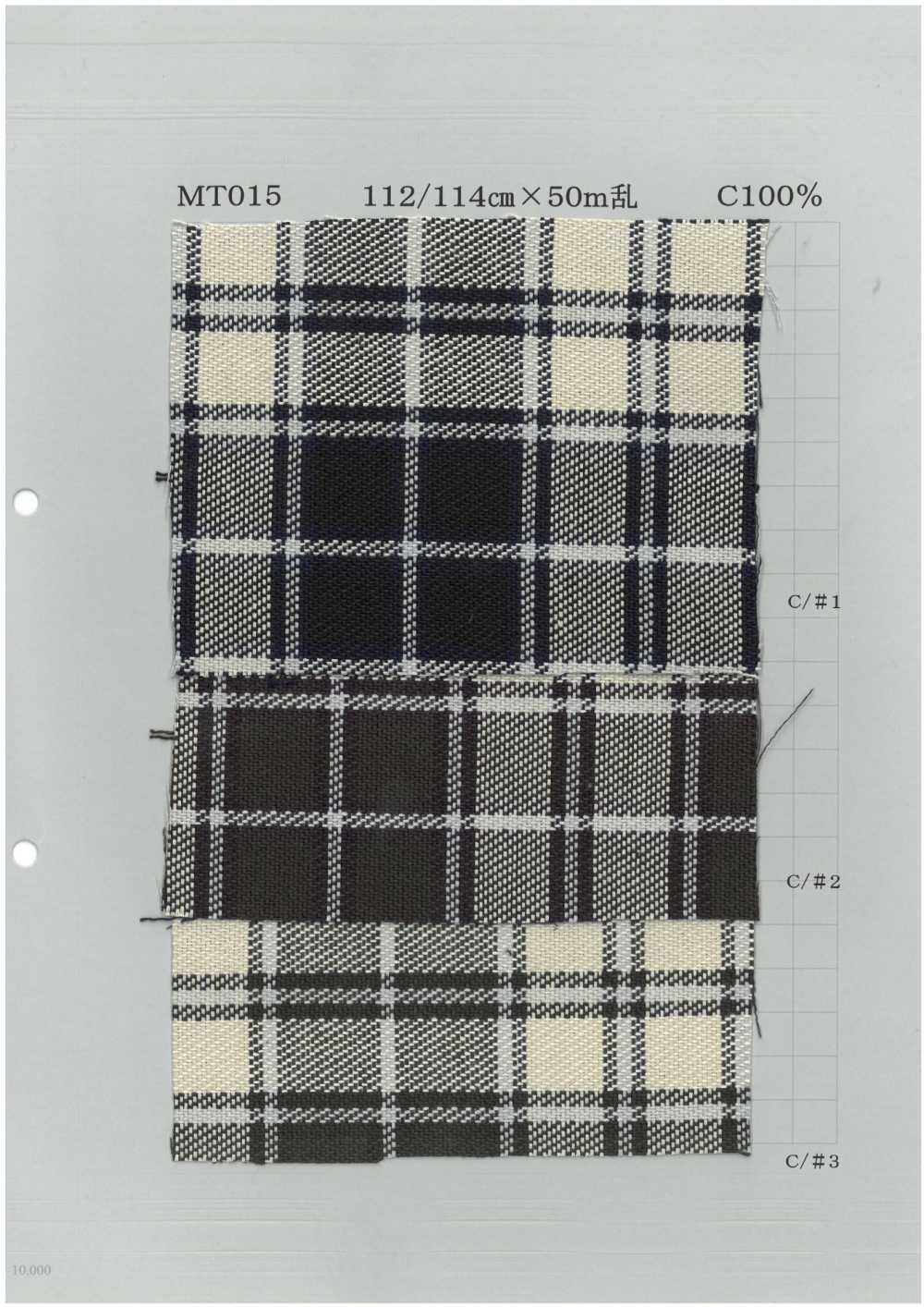 MT015 コットン タータンチェック[生地] 吉和織物
