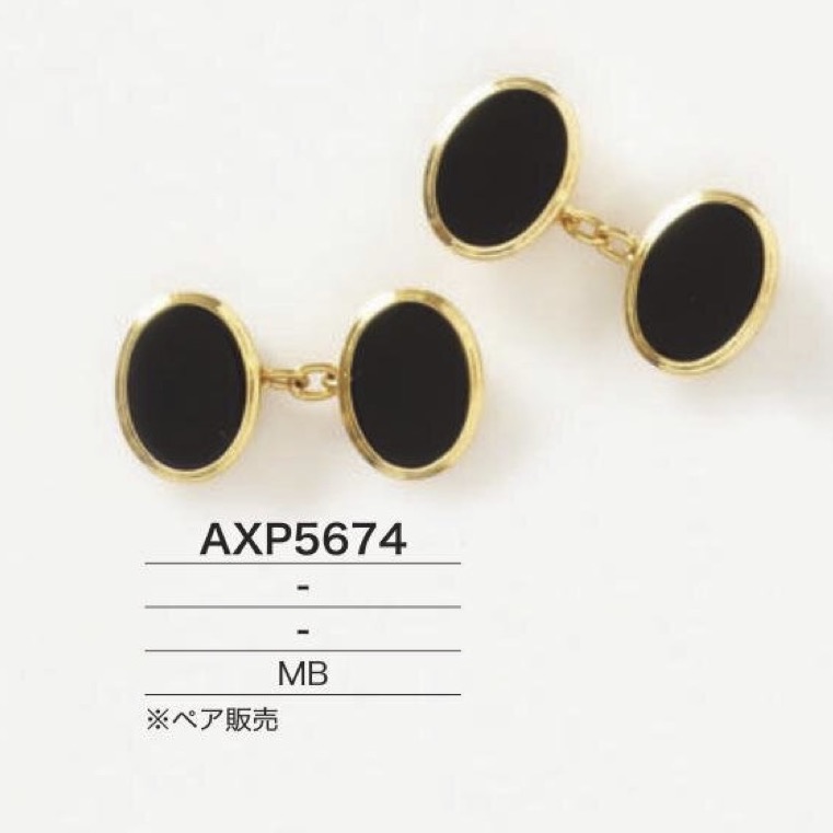AXP5674 真鍮製 カフス[雑貨その他] アイリス