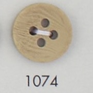 1074 ポリエステル樹脂製 4つ穴ボタン 大阪プラスチック工業(DAIYA BUTTON)
