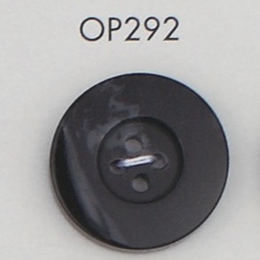 OP292 ポリエステル樹脂製 4つ穴ボタン 大阪プラスチック工業(DAIYA BUTTON)